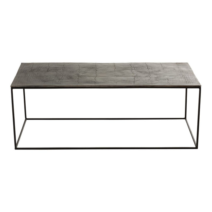 Table Basse Aluminium Fer Noir Antique - Designix