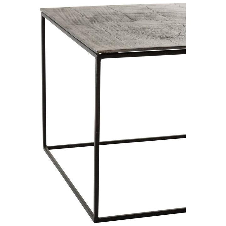 Table Basse Aluminium Fer Noir Antique - Designix