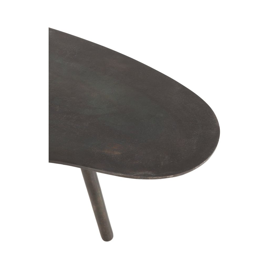 Table Basse Aluminium Noir Petit - Designix