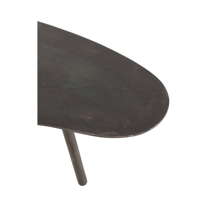 Table Basse Aluminium Noir Petit - Designix