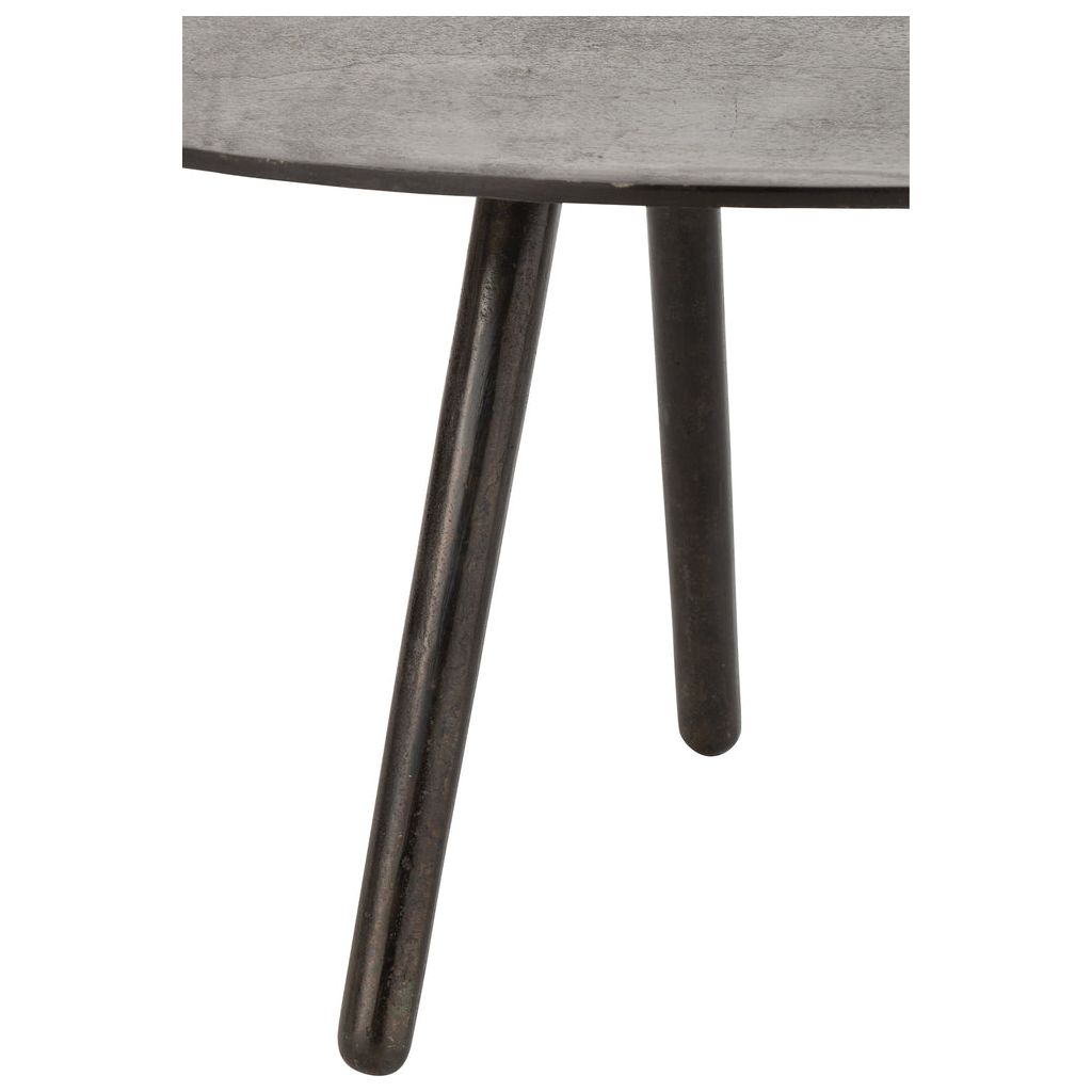 Table Basse Aluminium Noir Petit - Designix