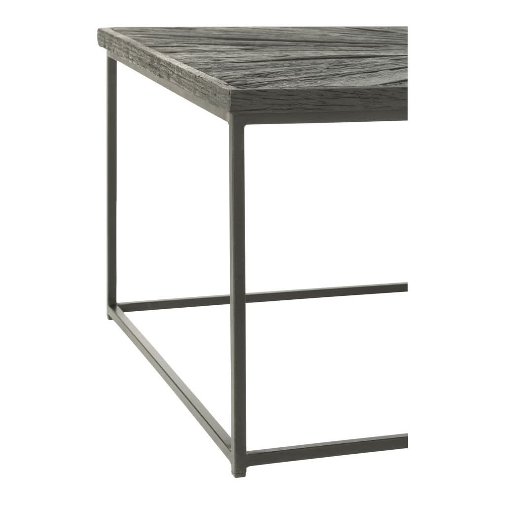 Table Basse Bois Fer Noir