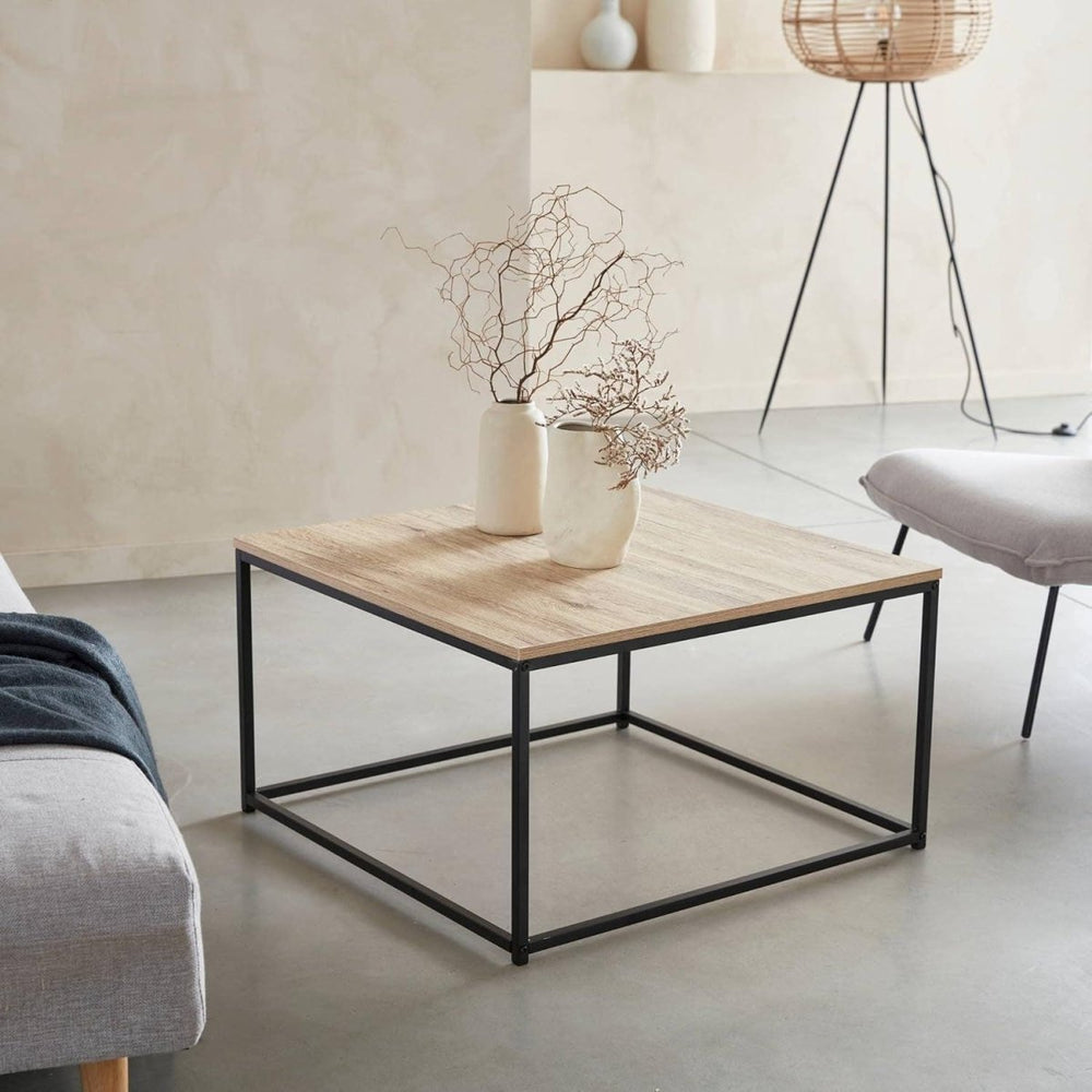 Table Basse Bois Industrielle | Wave - Designix Table Basse