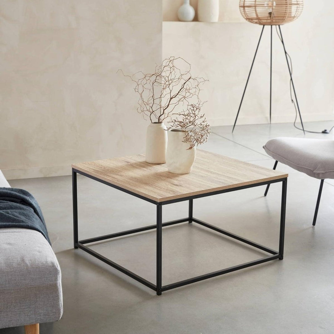 Table Basse Bois Industrielle | Wave - Designix Table Basse