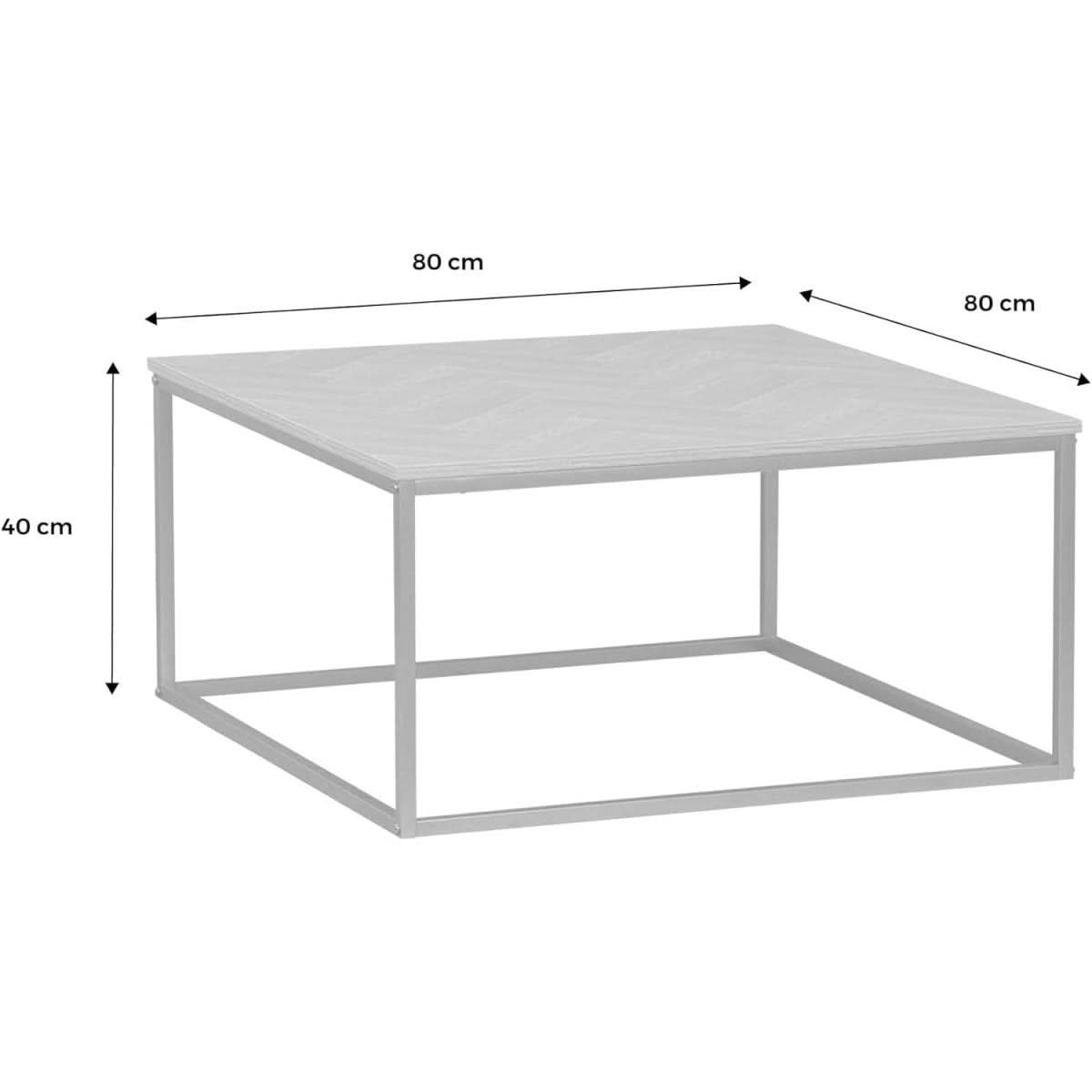 Table Basse Décor Chevrons | Kin - Designix Table Basse