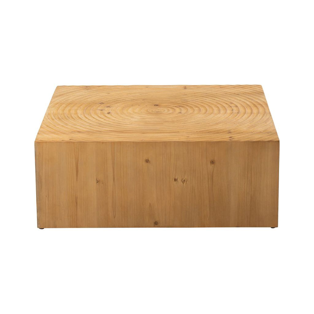 Table Basse Épicéa Naturel Cercles - Designix