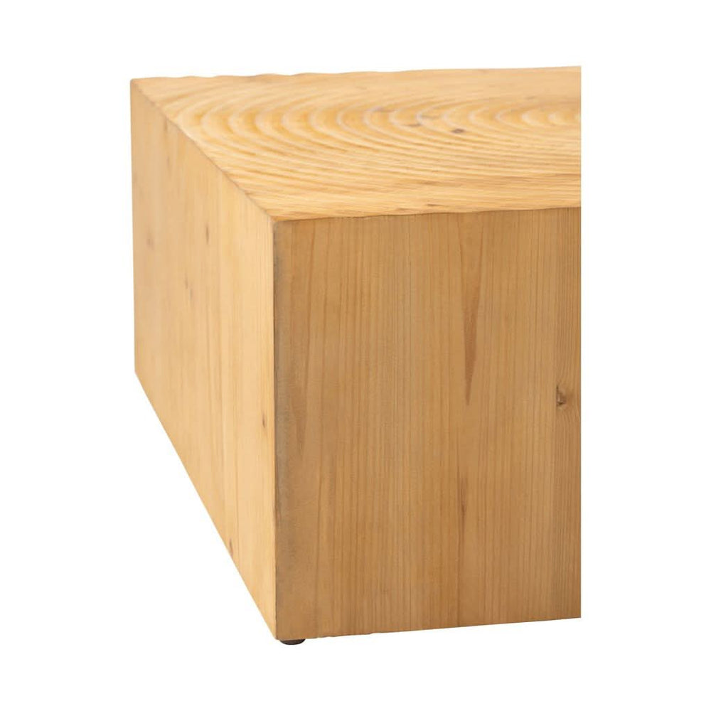 Table Basse Épicéa Naturel Cercles - Designix