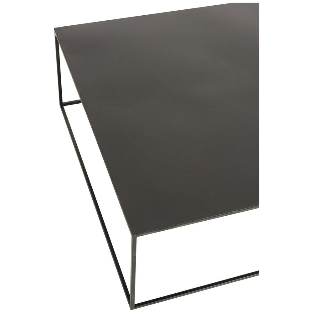 Table Basse Métal Noir Carrée | Sira - Designix Table Basse