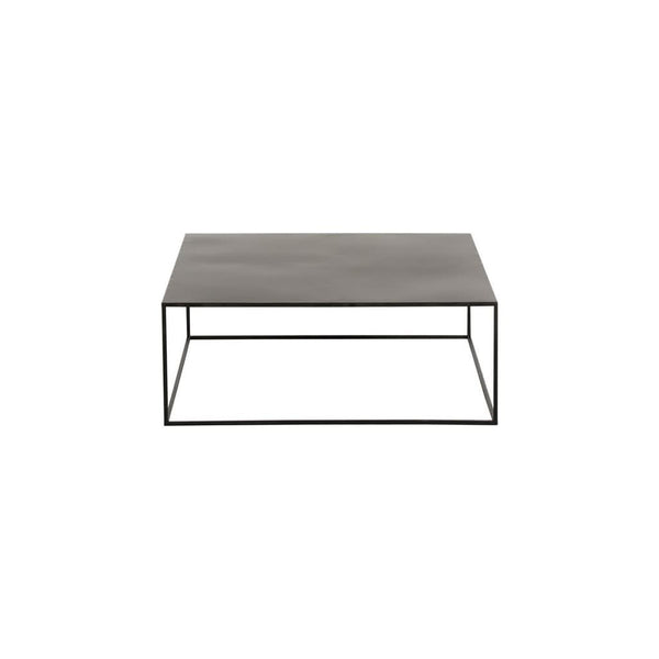 Table Basse Métal Noir Carrée | Sira