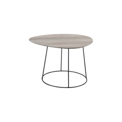 Table Basse Ovale Noir Petit