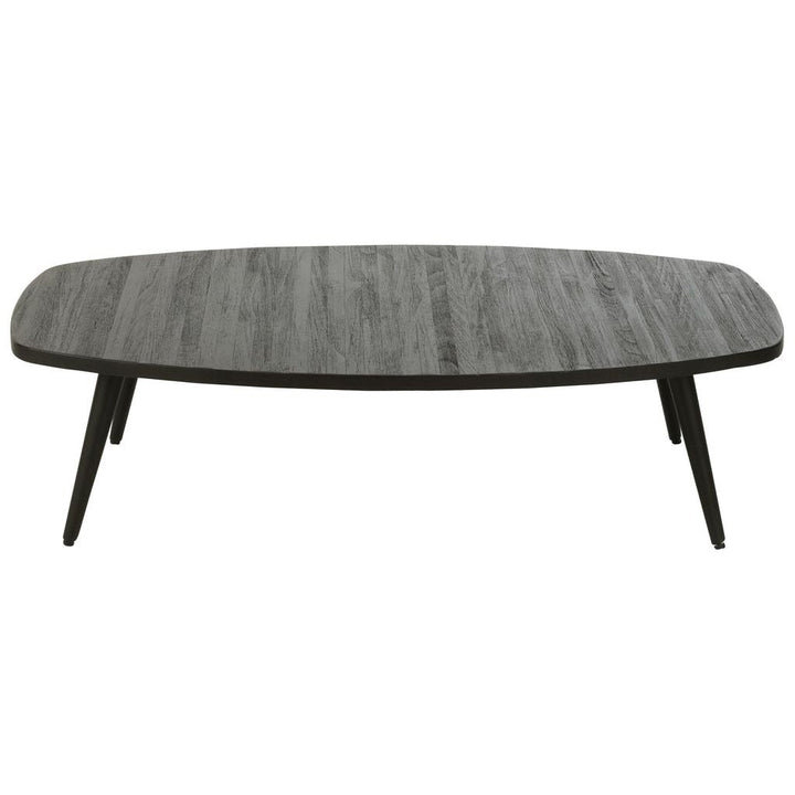 Table Basse Rectangulaire Teck Noir - Designix