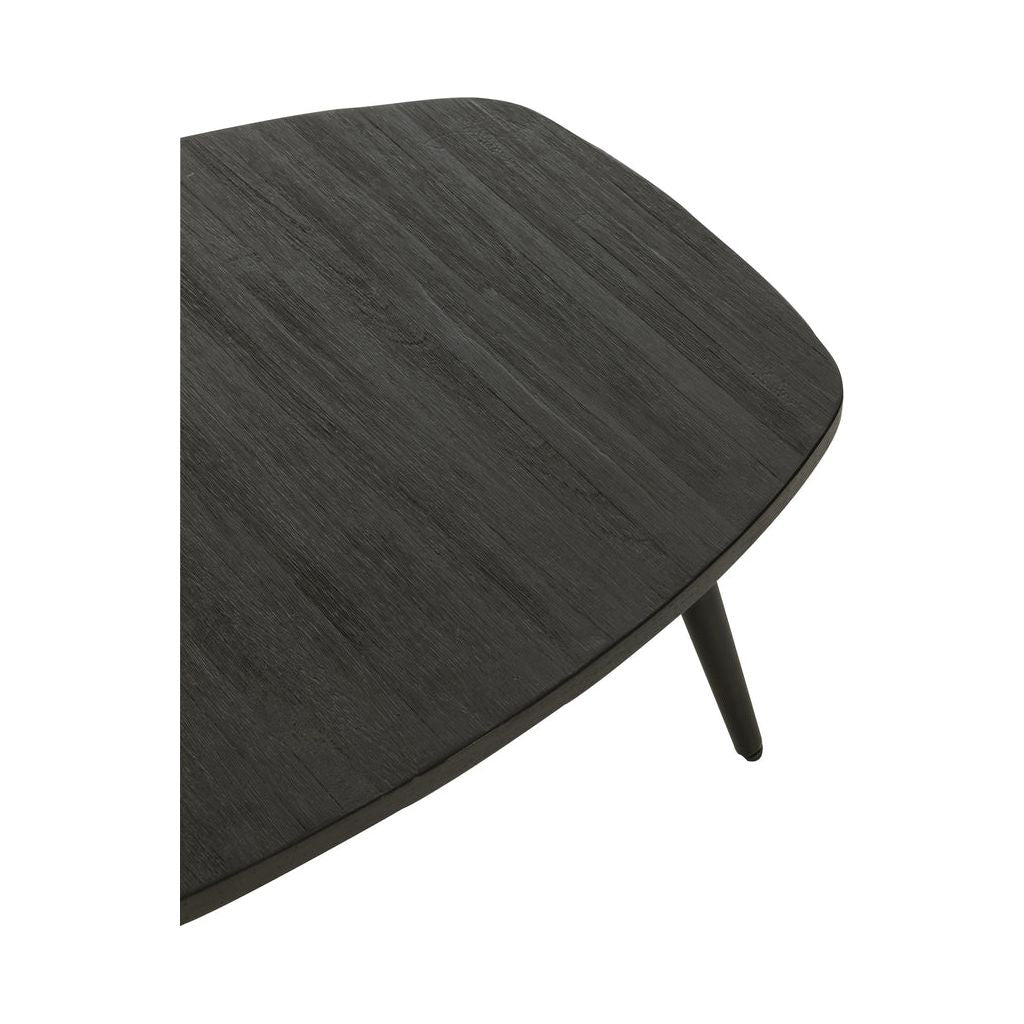 Table Basse Rectangulaire Teck Noir - Designix