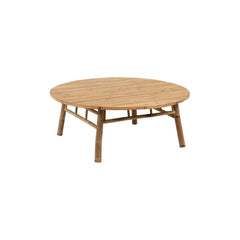 Table Basse Ronde Bambou Naturel
