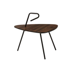 Table Basse Triangle Arrondi Bois