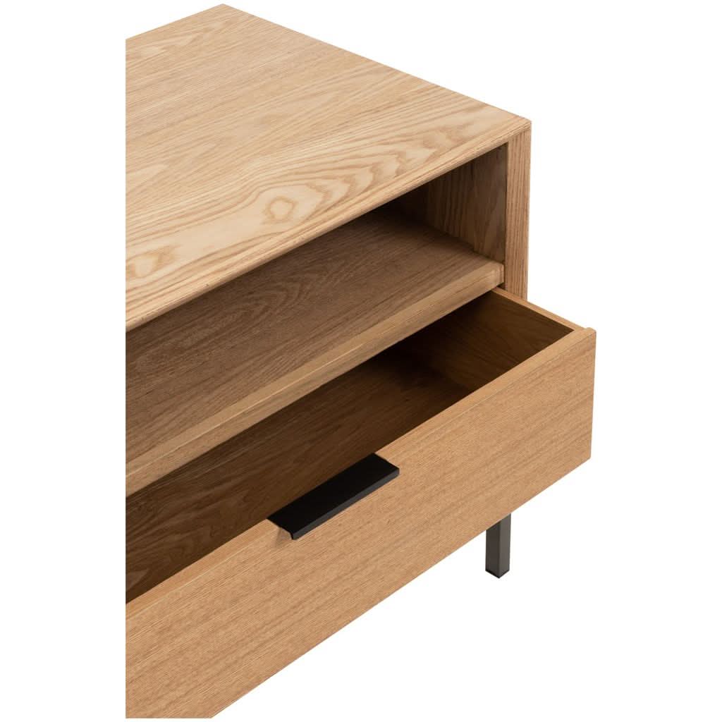 Table Basse TV Bois Métal Naturel - Designix