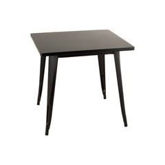 Table Bistro Métal Noir Design Moderne