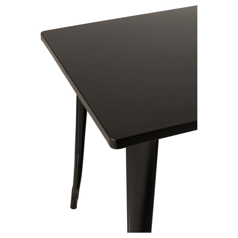 Table Bistro Métal Noir Design Moderne - Designix