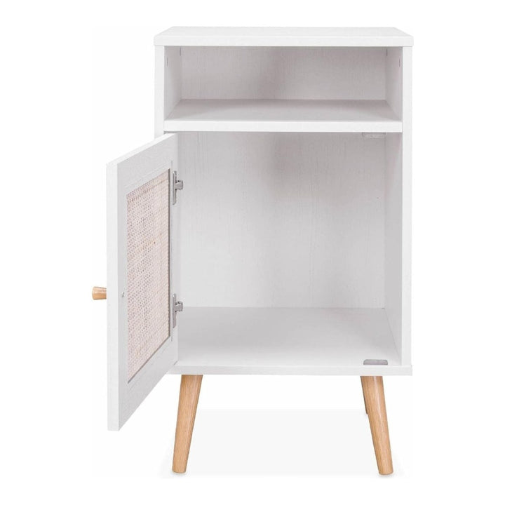 Table Chevet Bois Cannage | Sérénité - Designix Table de Nuit