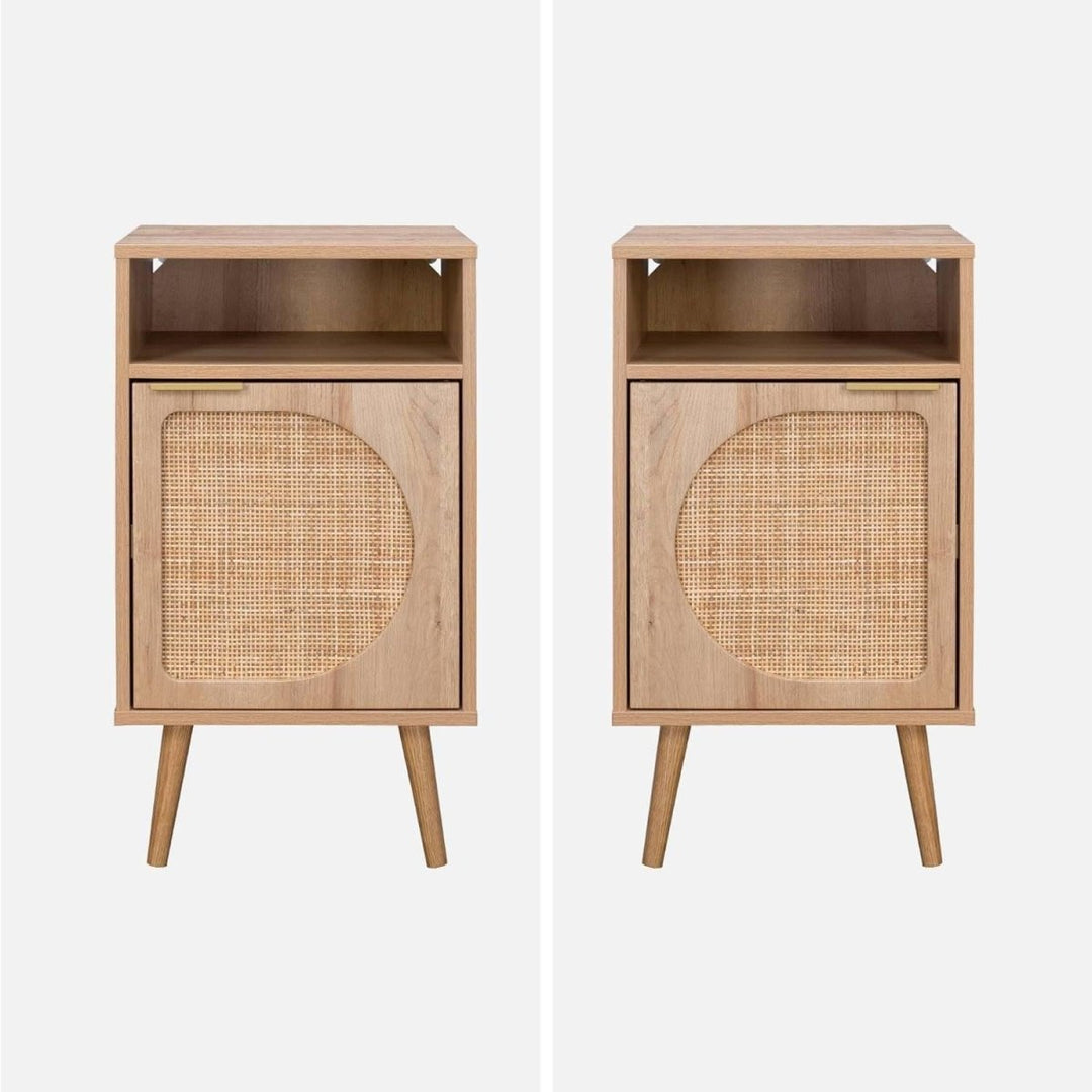 Table Chevet Bois Cannage | Urbain - Designix Table de Nuit