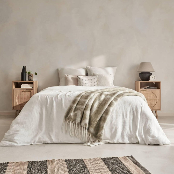 Table Chevet Bois Cannage | Urbain - Designix Table de Nuit