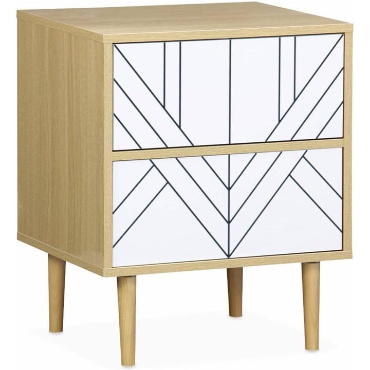 Table Chevet Bois Contemporain | Grès - Designix Table de Nuit
