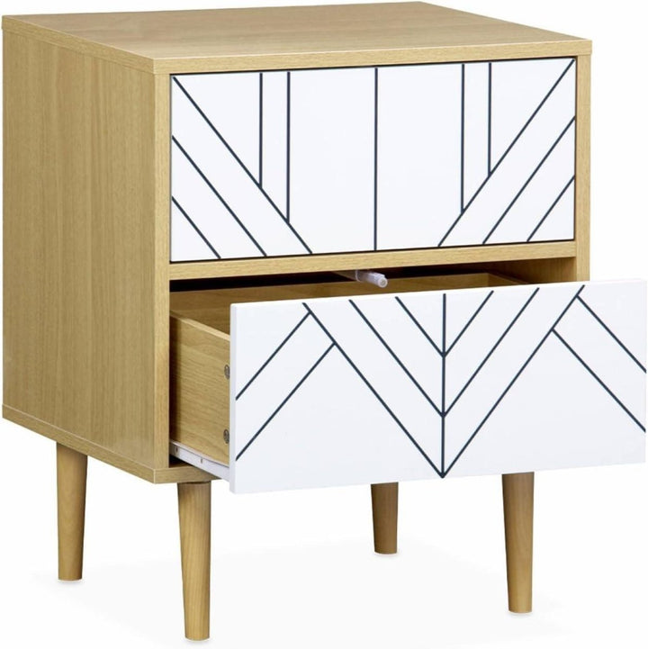 Table Chevet Bois Contemporain | Grès - Designix Table de Nuit