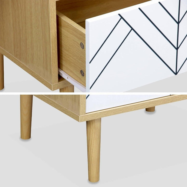 Table Chevet Bois Contemporain | Grès - Designix Table de Nuit