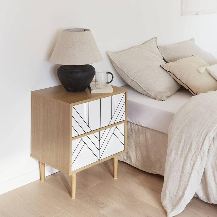 Table Chevet Bois Contemporain | Grès - Designix Table de Nuit
