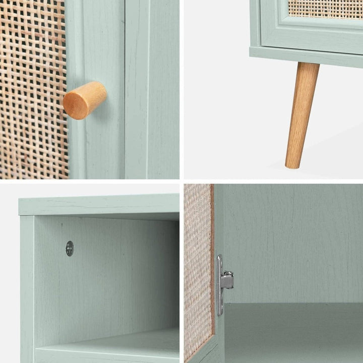 Table Chevet Cannage Bohème | Berg - Designix Table de Nuit