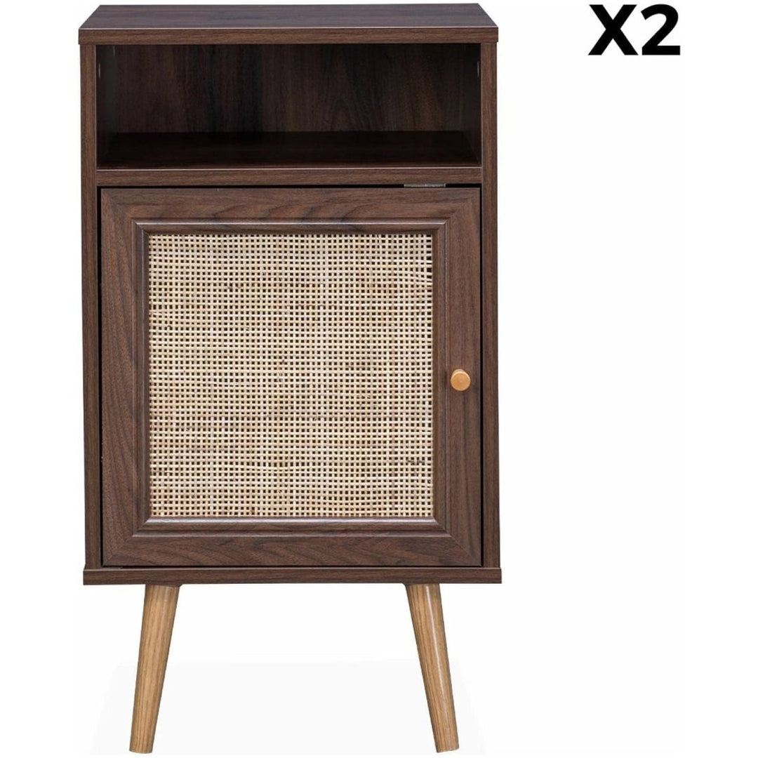 Table Chevet Cannage Bohème | Whirl - Designix Table de Nuit
