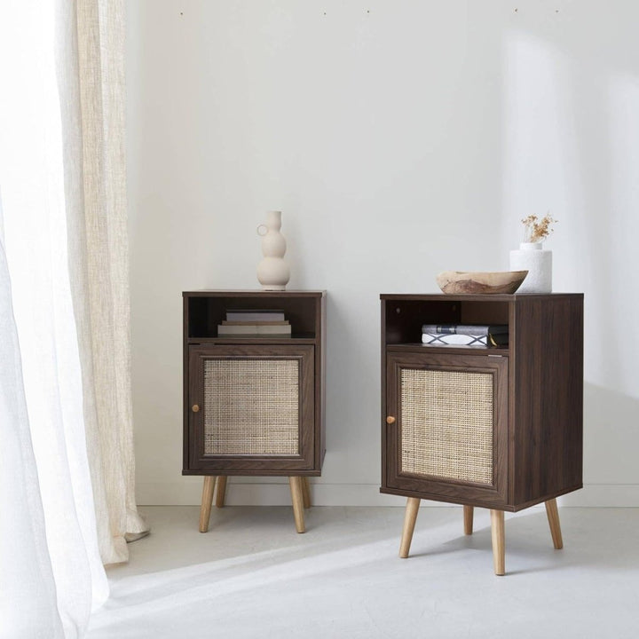Table Chevet Cannage Bohème | Whirl - Designix Table de Nuit