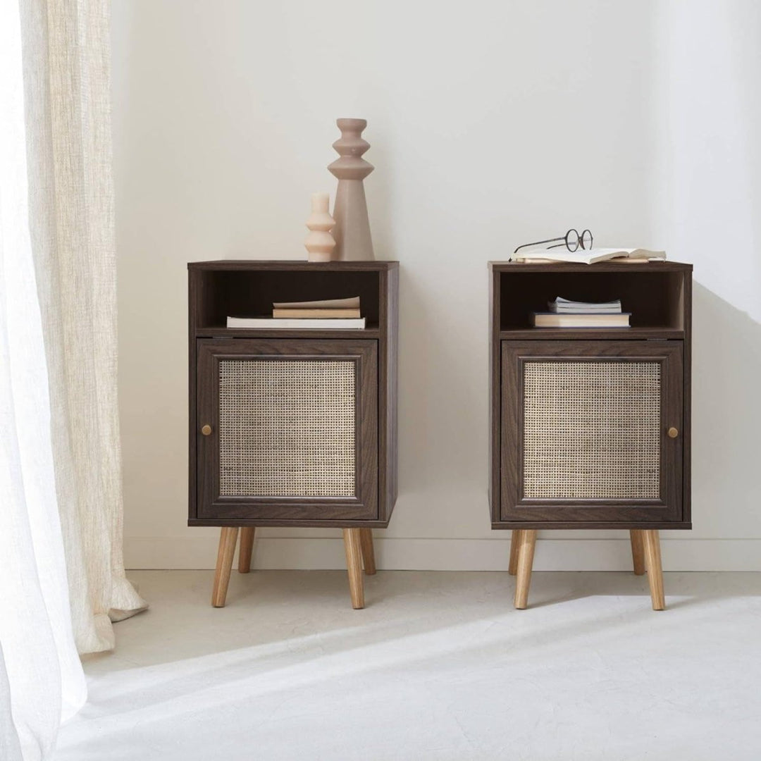 Table Chevet Cannage Bohème | Whirl - Designix Table de Nuit
