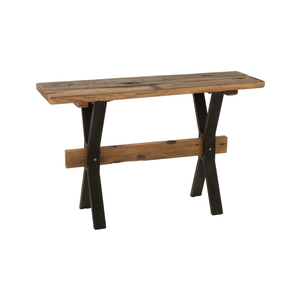 Table Console Vintage En Bois - Designix