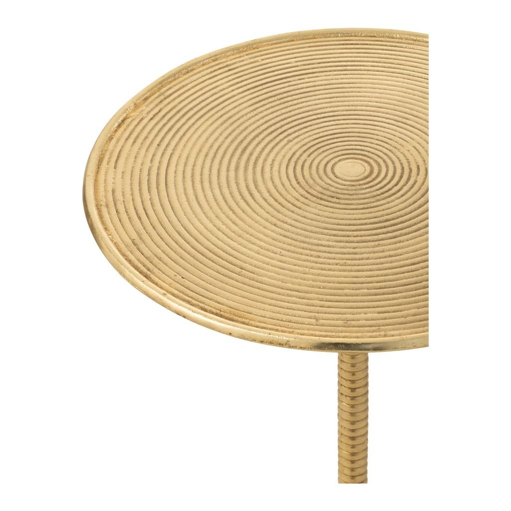 Table d'appoint Aluminium Or - Designix