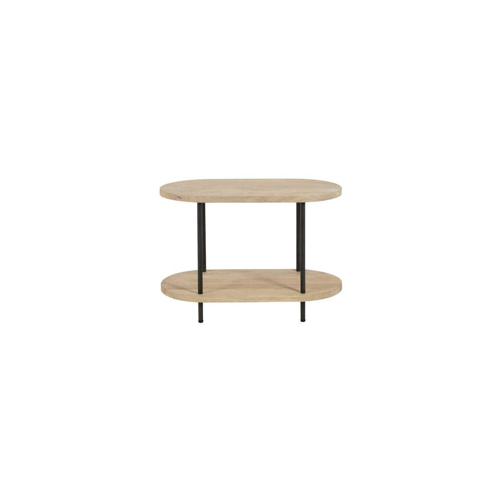 Table d'appoint bois manguier et fer - Designix