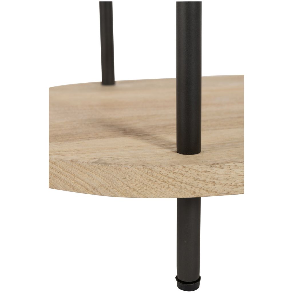Table d'appoint bois manguier et fer - Designix