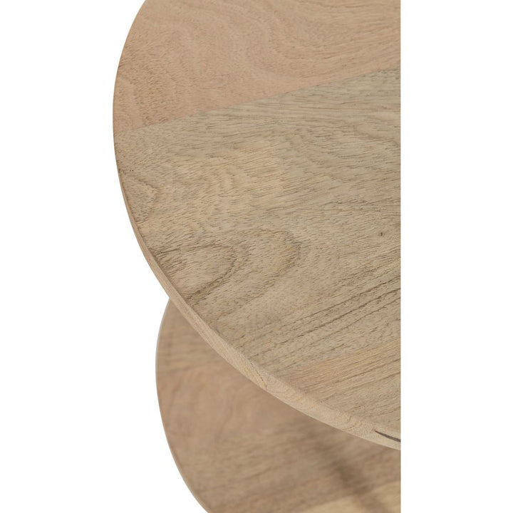 Table d'appoint bois manguier et fer - Designix