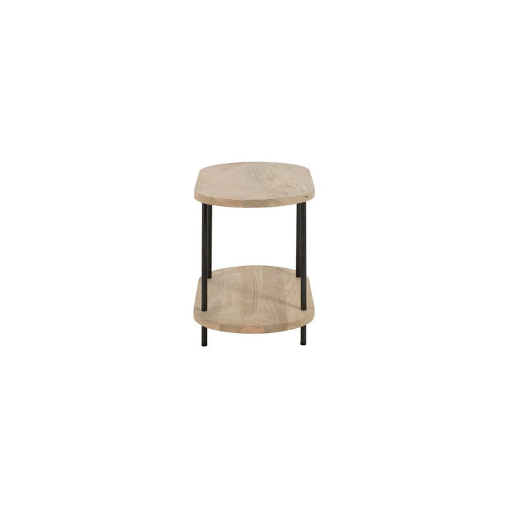 Table d'appoint bois manguier et fer - Designix