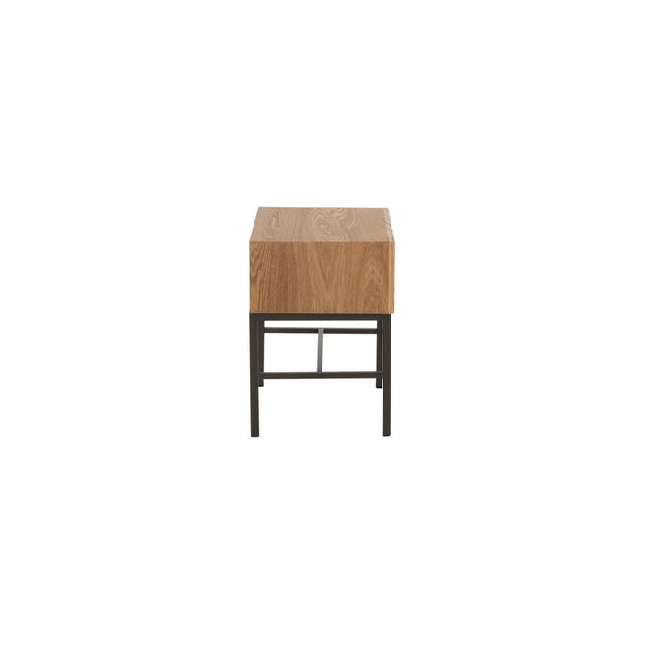 Table D'Appoint Bois Métal Naturel - Designix