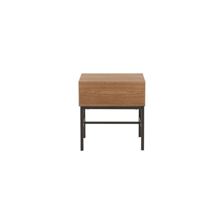 Table D'Appoint Bois Métal Naturel - Designix