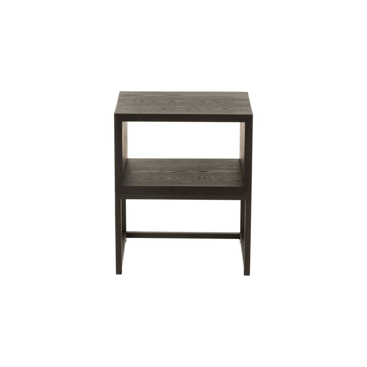 Table d'appoint Bois Métal Noir - Designix