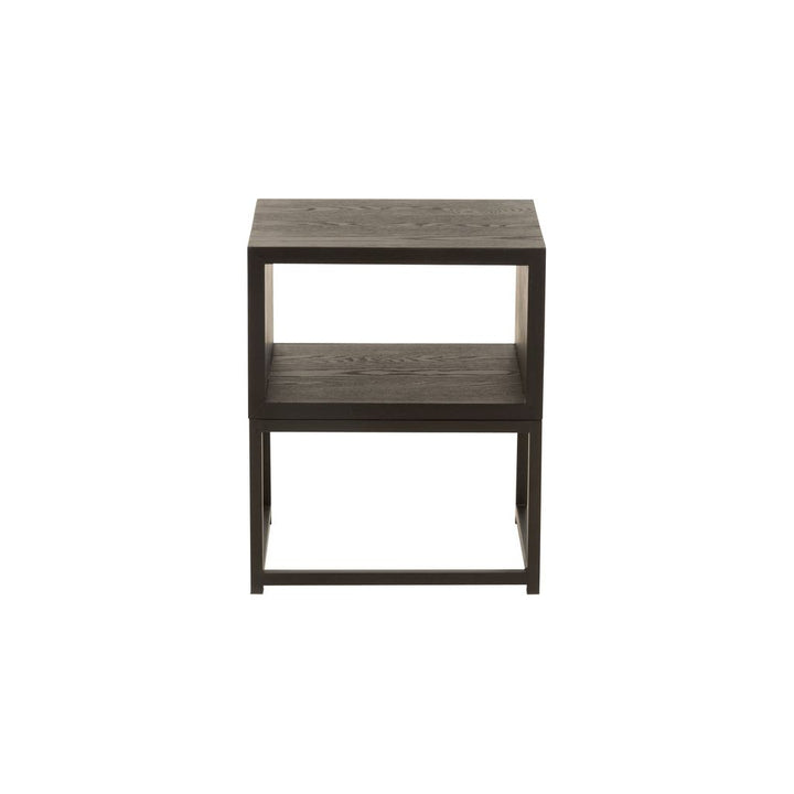 Table d'appoint Bois Métal Noir - Designix