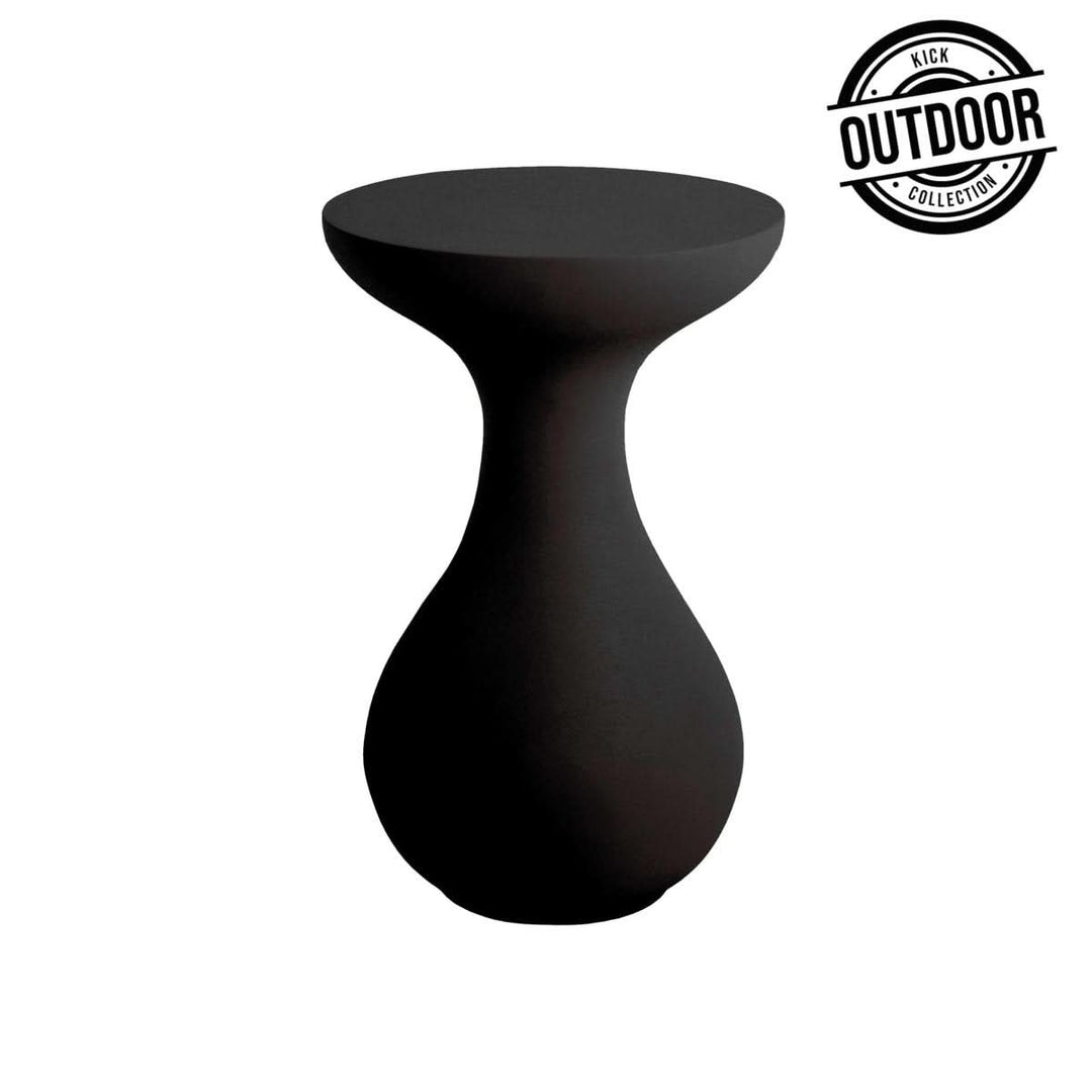 Table D'Appoint Design Aluminium Noir Pour Intérieur Et Extérieur Moderne | LUMA - Designix