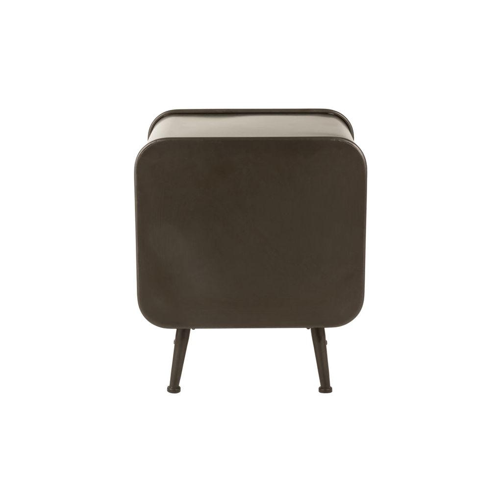 Table d'appoint Métal Bois Naturel - Designix