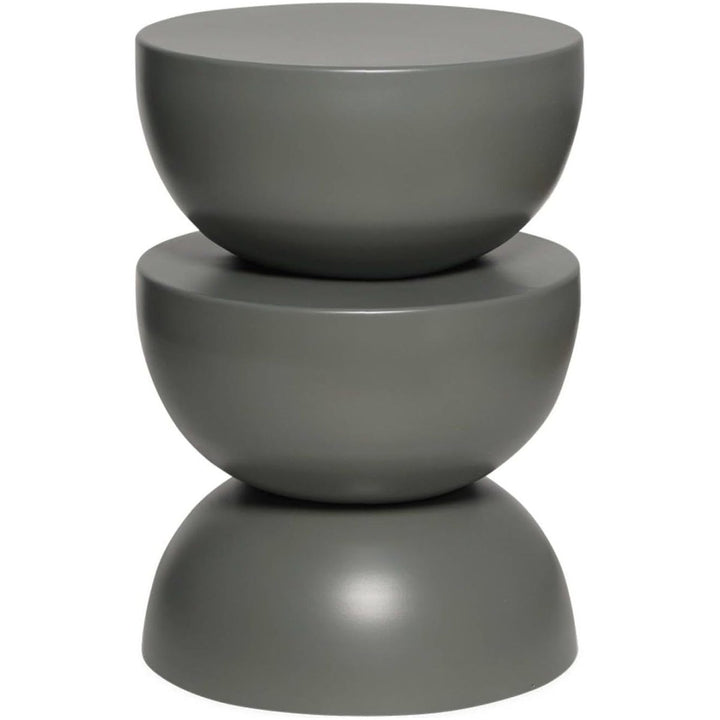 Table d'Appoint Métal Gris | Baleine - Designix Table Basse