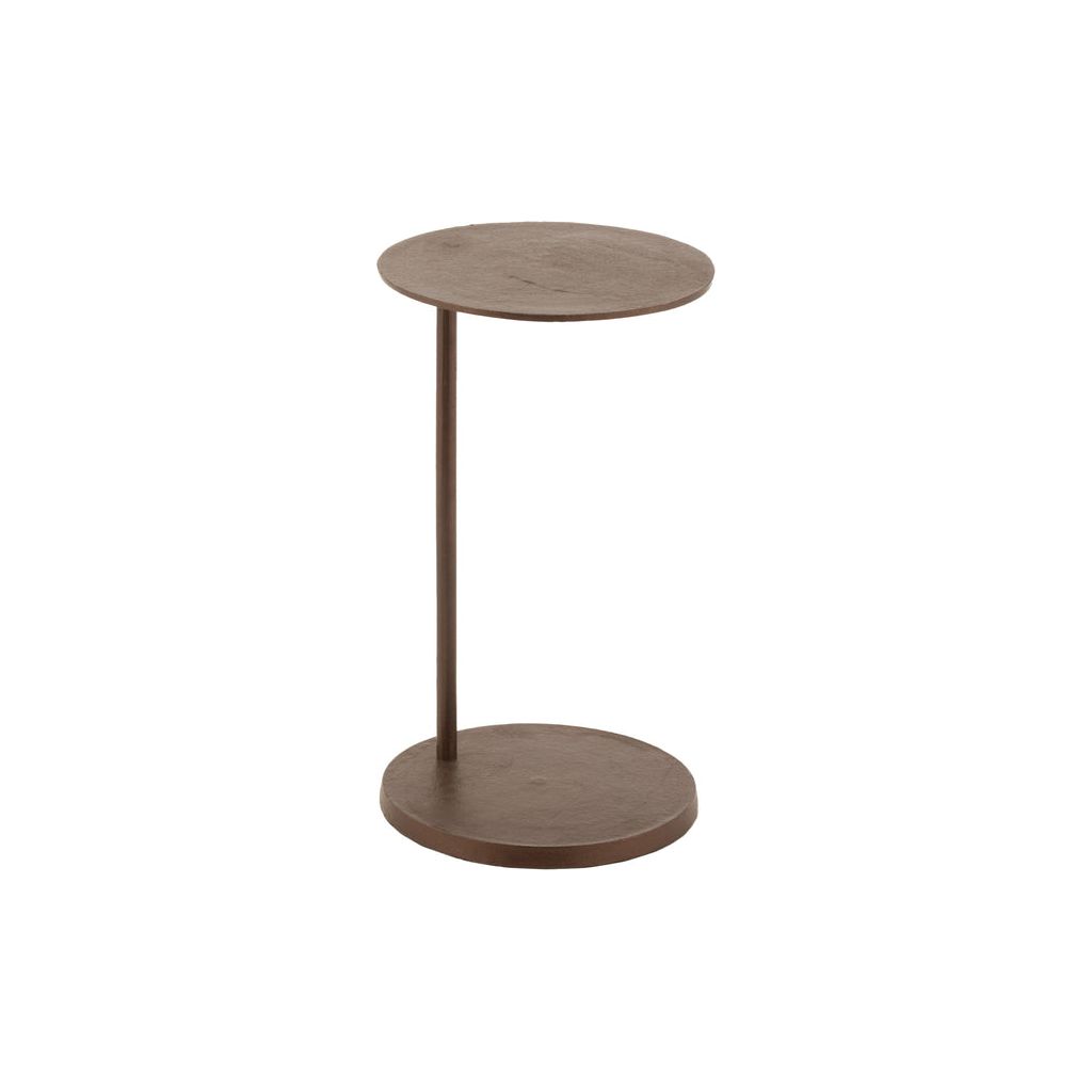 Table d'appoint Métal Marron Foncé - Designix