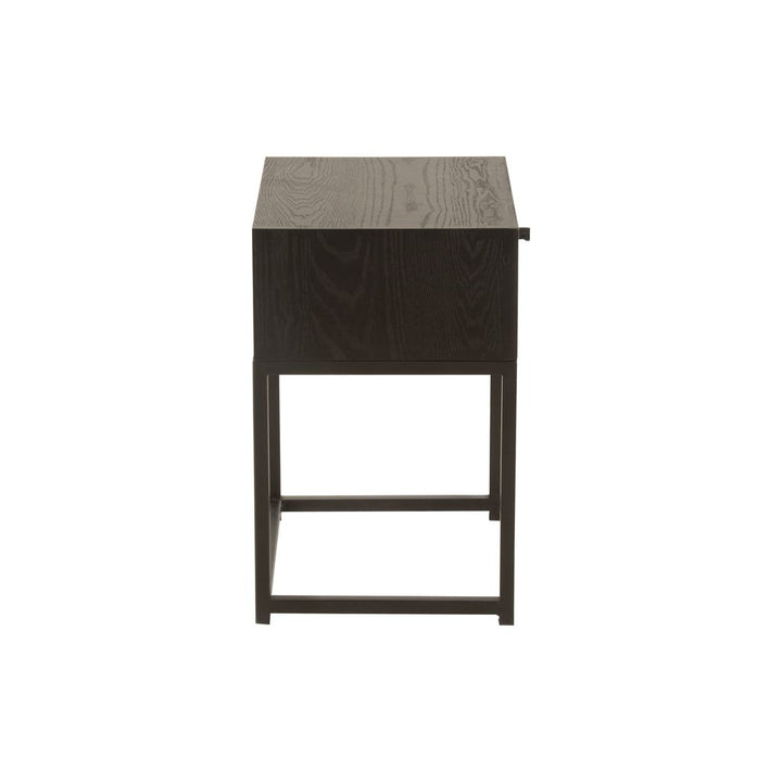 Table D'Appoint Noir Avec Tiroir - Designix