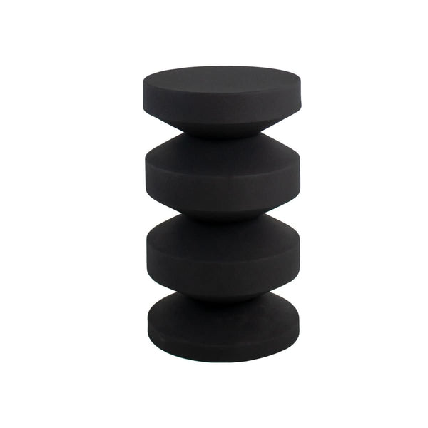 Table d'appoint Noir Métal Design Moderne et Pratique | NOVA