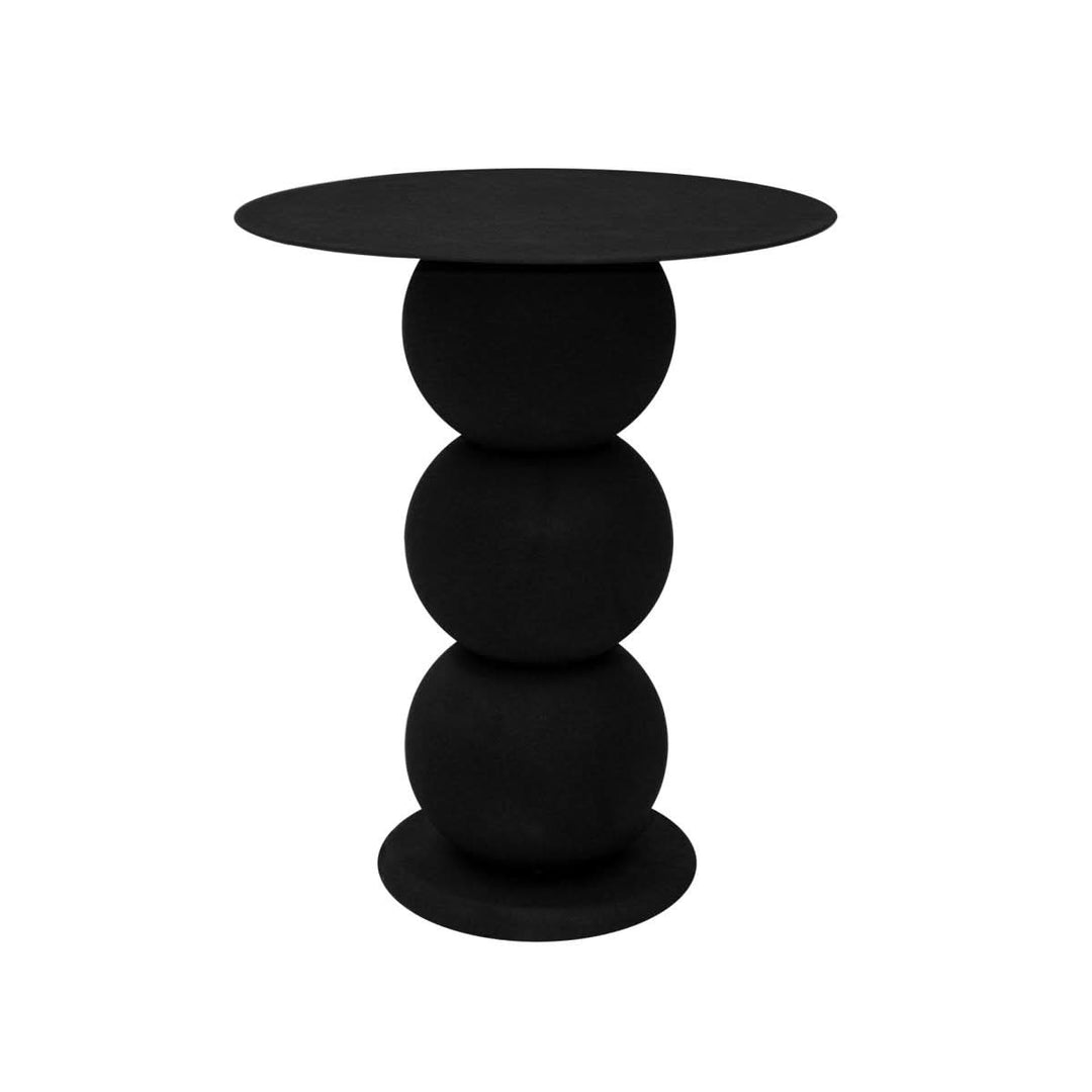 Table d'appoint Noir Métal Moderne Polyvalente | PIRA - Designix