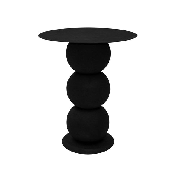 Table d'appoint Noir Métal Moderne Polyvalente | PIRA